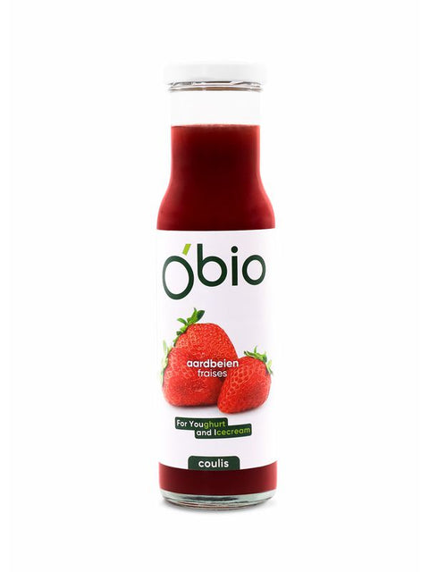O'BIO Coulis de fraise 230g