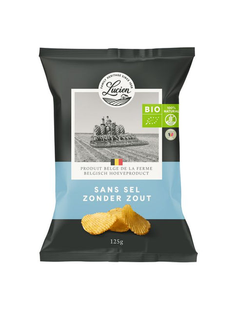 LUCIEN Chips non salés 125g