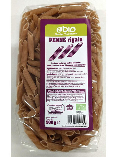 2BIO Penne épeautre demi-comp 500g