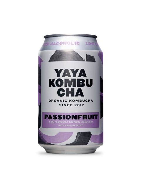 YAYA Kombucha Passionfruit Canette 33cl