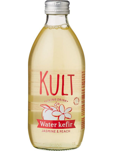 KULT Eau de kéfir jasmin et pêche 33cl