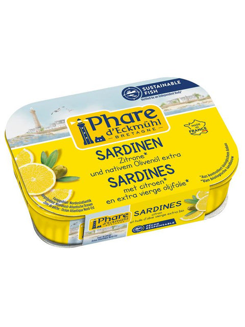 PH D E  Sardines h.d' olive citron 135g