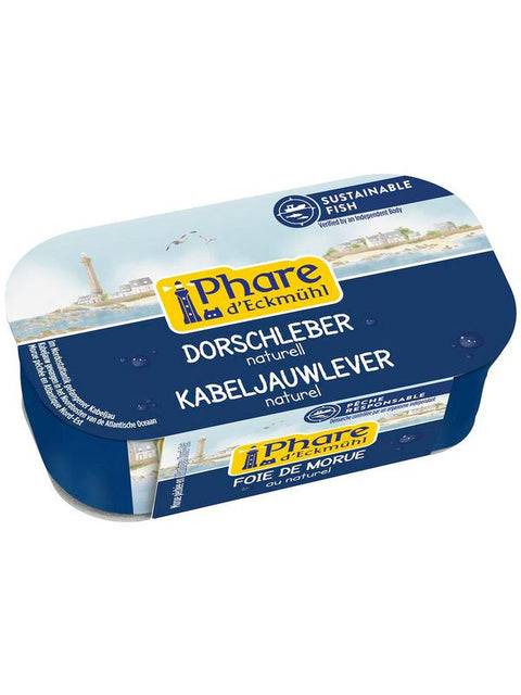 PH D E Foie de morue nature 121g