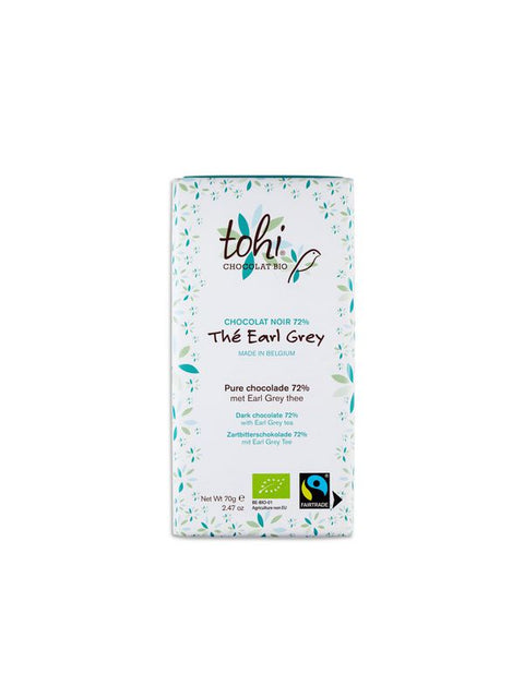 TOHI Chocolat noir the earl grey 70g