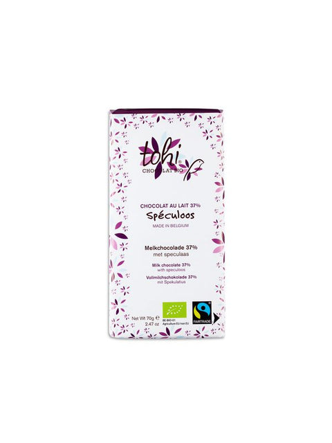 TOHI Chocolat au lait speculoos 70g