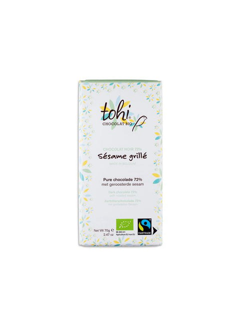 TOHI Chocolat noir au sésame 70g