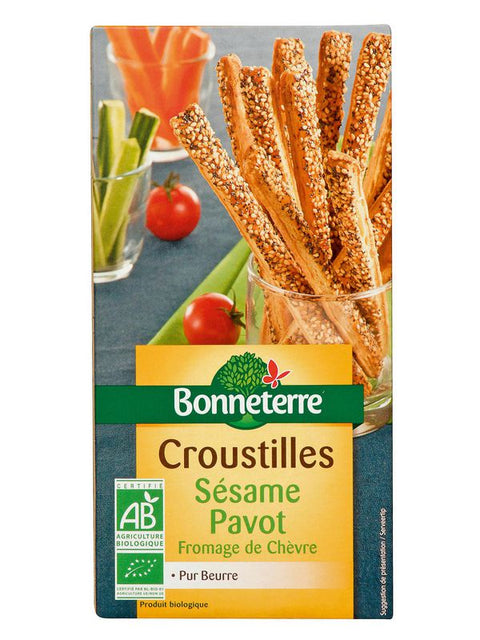 BONNETERRE Croustilles sésame pavot 100g