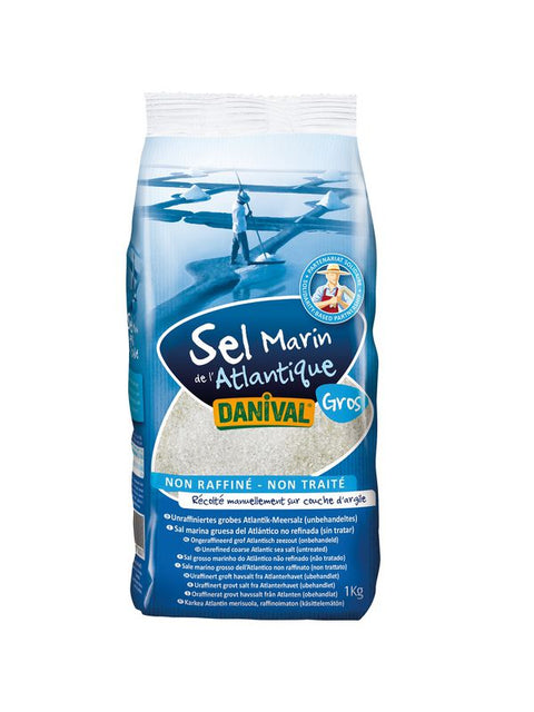 DANIVAL Sel marin Atlantique gros 1kg