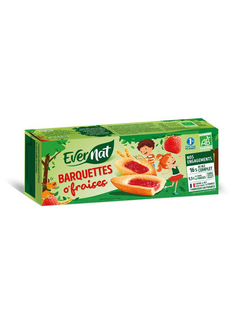 EVERNAT Barquettes aux fraises 120g