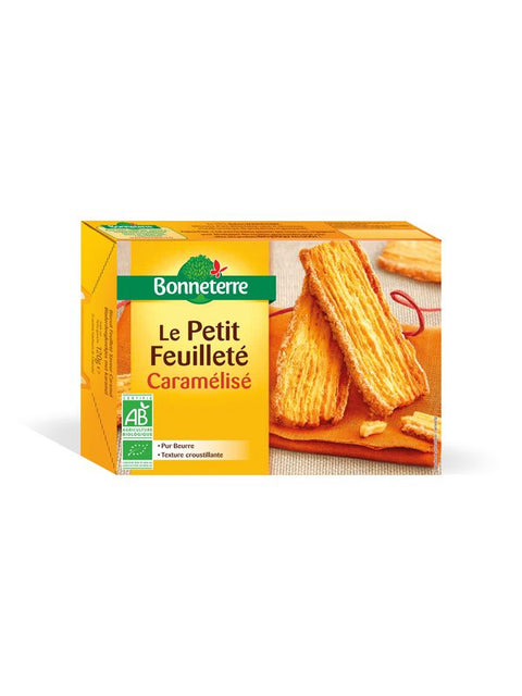 BONNETERRE Petit feuilleté caramel 120g