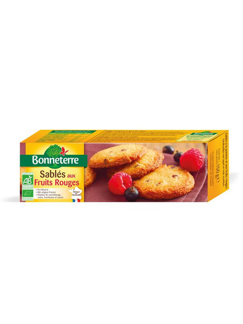 BONNETERRE Sablés aux fruits rouges 150g