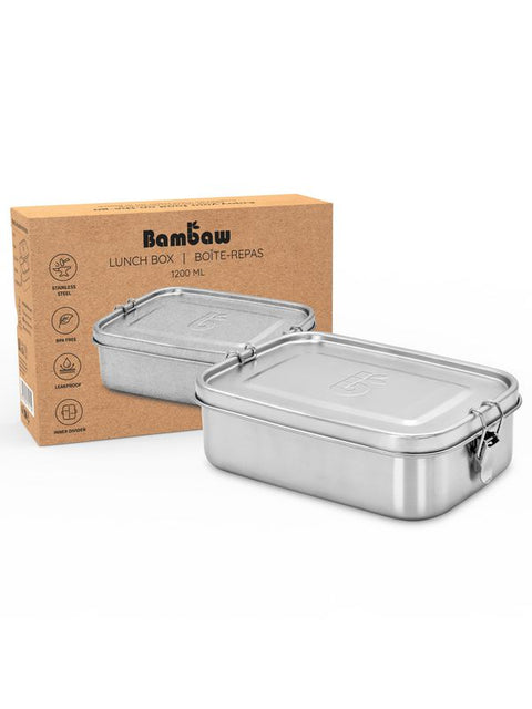 BAMBAW Lunch box-couvercle métal 1200ml