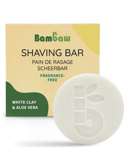 BAMBAW Savon de rasage sans parfum 80g