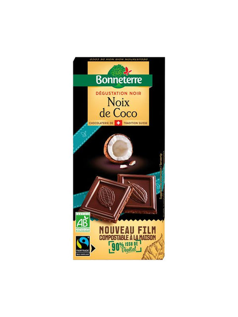 BONNETERRE Chocolat noir coco 90g