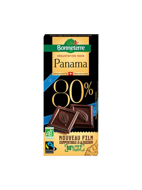 BONNETERRE Choco noir Panama 80% 80g