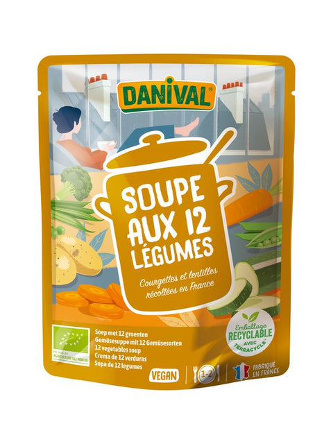 DANIVAL Potage 12 légumes  50cl