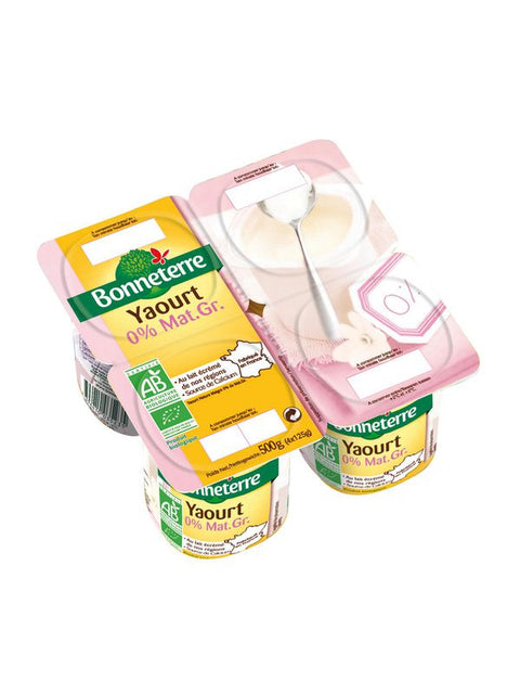 BONNETERRE Yaourt 0% Mat. Gr. 4x125g