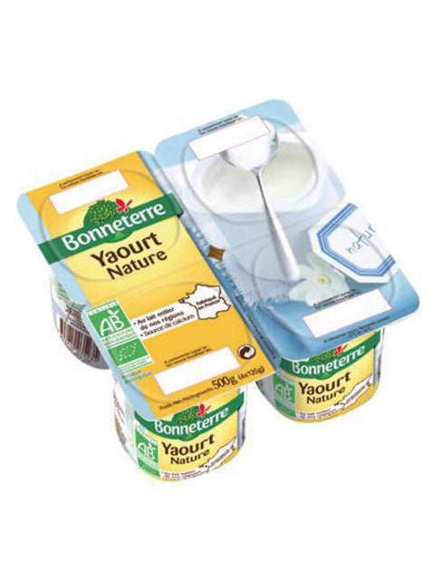 BONNETERRE Yaourt nature 4x125g