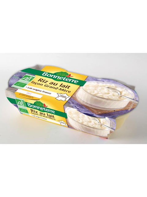 BONNETERRE Riz au lait 2x140g