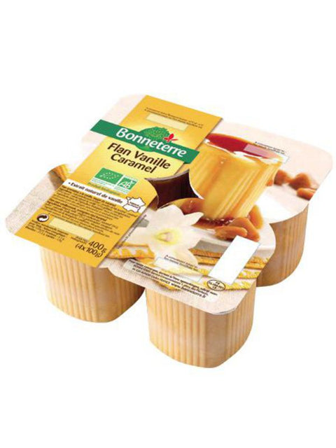 BONNETERRE Flan vanille caramel 4x100g