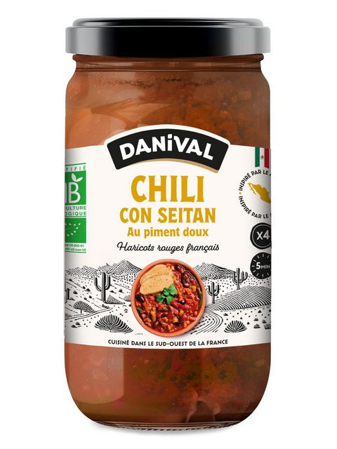DANIVAL Chili con seitan 630g