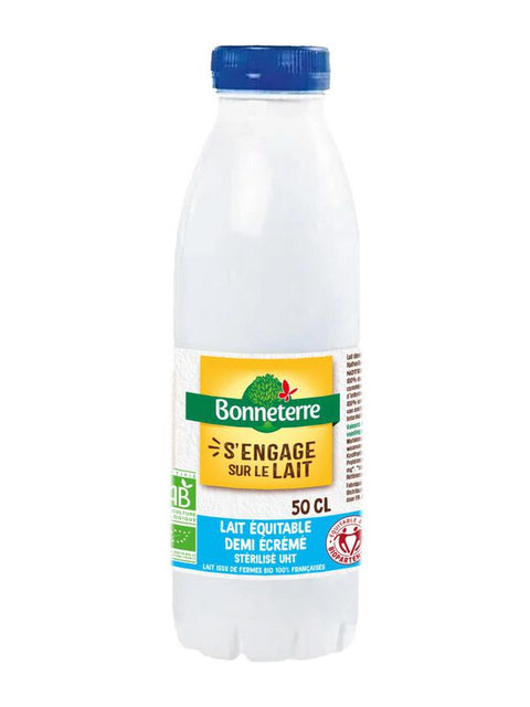 BONNETERRE Lait demi-écremé 50cl
