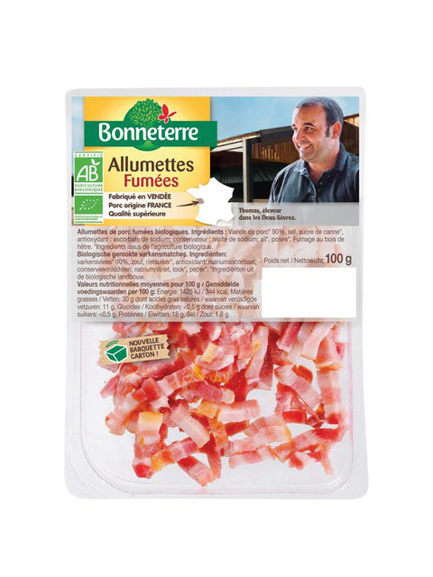 BONNETERRE Allumettes de porc fumées100g