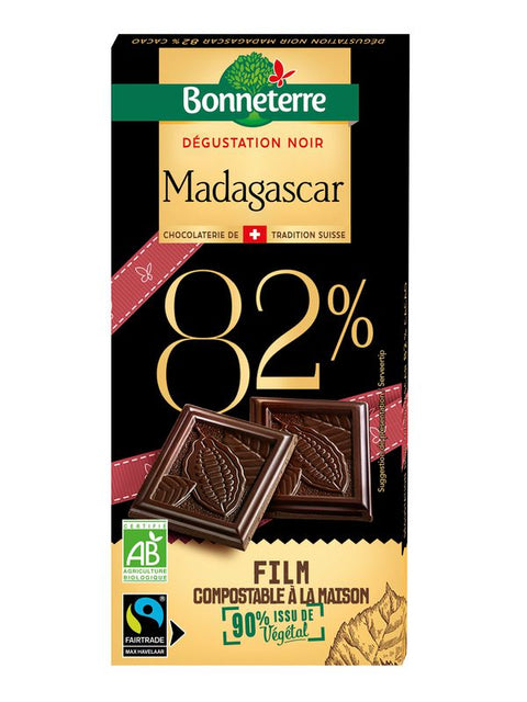 BONNETERRE Choco noir madagascar 82% 80g