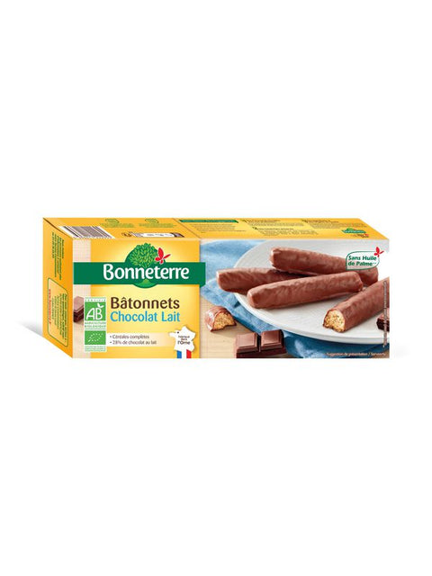 BONNETERRE Bâtonnets chocolat lait 160g