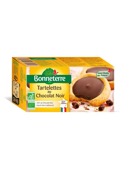 BONNETERRE Tartelettes choco noir 125g