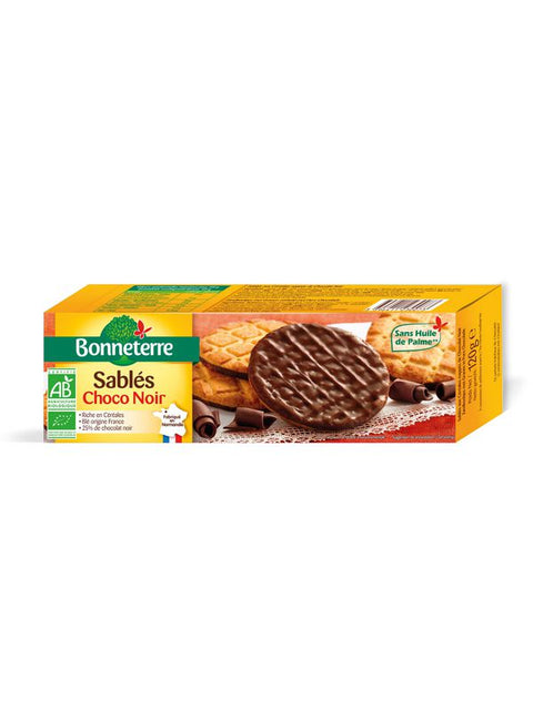 BONNETERRE Biscuit sablé choco noir 120g