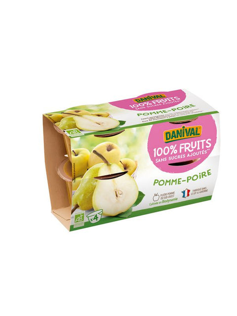 DANIVAL Purée pomme poire 400g