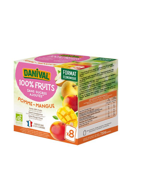 DANIVAL Purée pomme mangue 360g