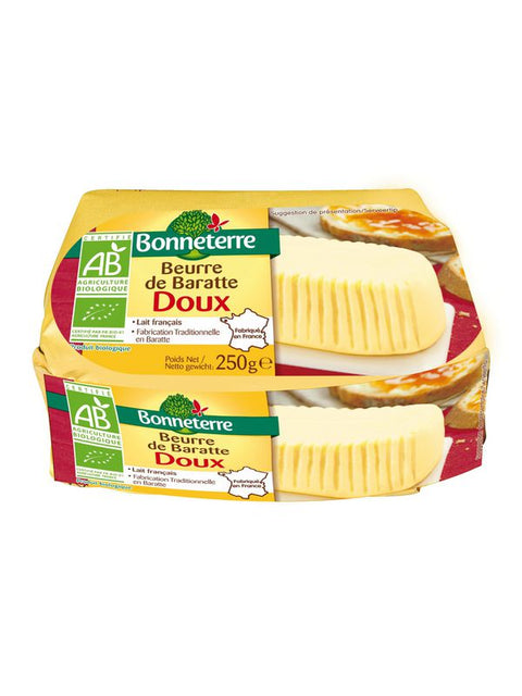 BONNETERRE Beurre de baratte doux 250g