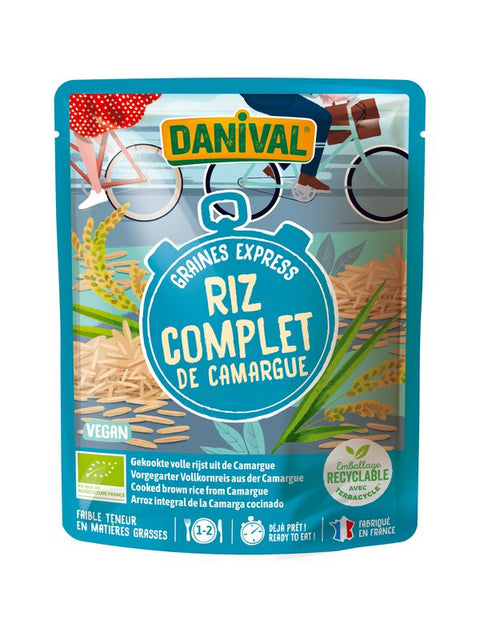 DANIVAL Riz complet de Camargue 250g