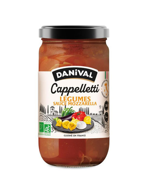 DANIVAL Cappelletti légumes mozza 670g