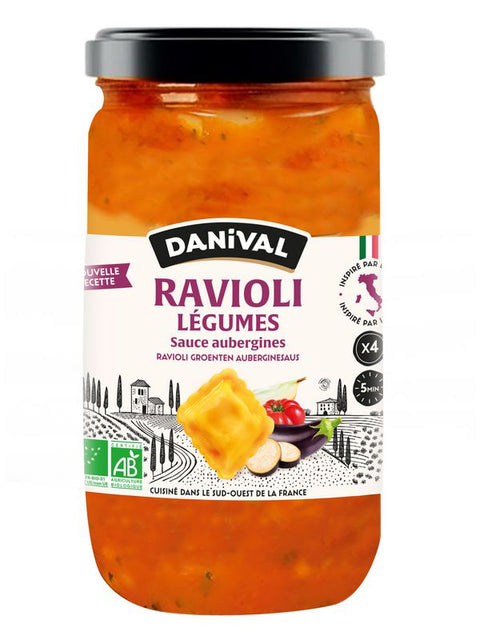 DANIVAL Ravioli aubergines&herbes 670g