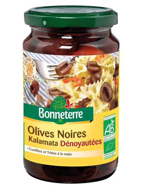 BONNETERRE Olives noir dénoyautées 190g