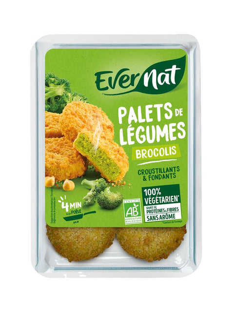 EVERNAT Palets de légumes broccoli 180g