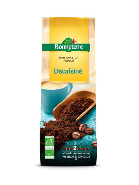 BONNETERRE Café moulu décaféiné 250g