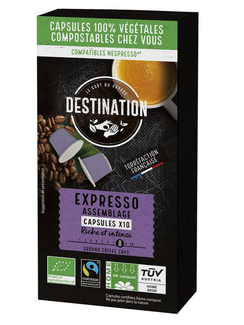 DESTINATION Capsules expresso 10pc 55g