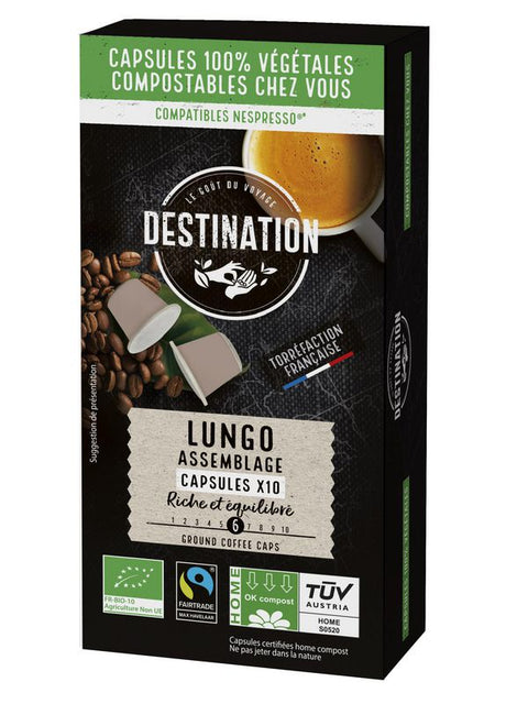 DESTINATION Capsules lungo 10pc 55g