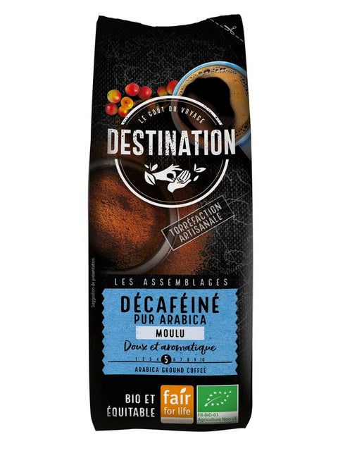DESTINATION Café moulu décaféiné 250g