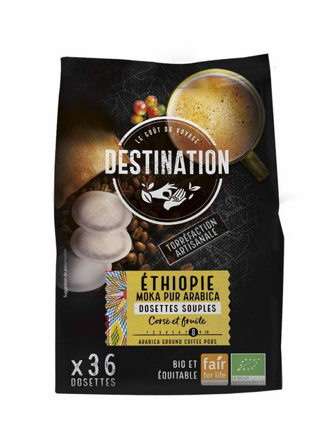 DESTINATION Dosettes mokka 36pc 250g