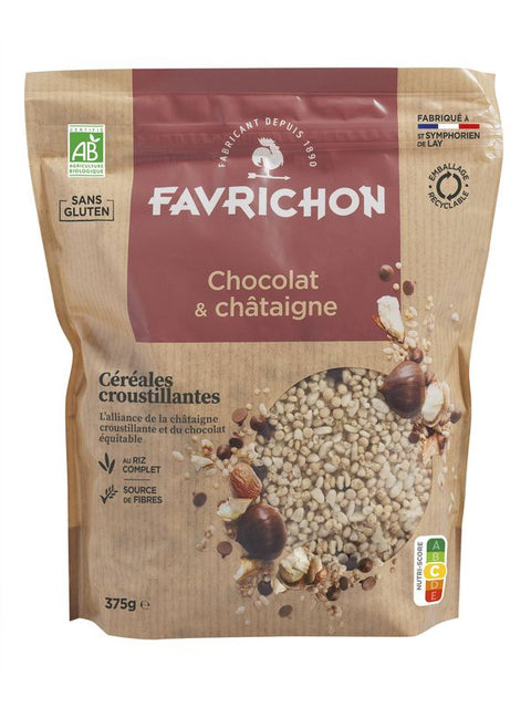 FAVRICHON Muesli chocolat châtaigne 375g