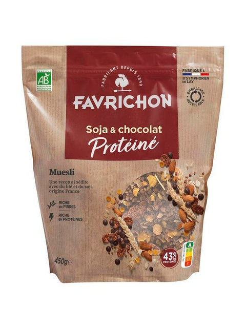 FAVRICHON Muesli prot choco&soja 450g