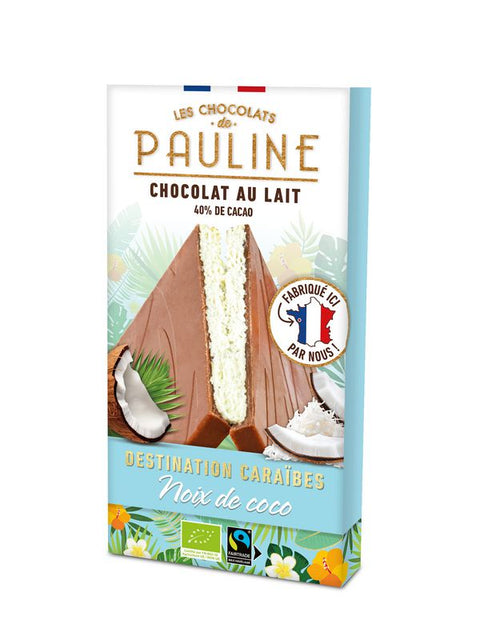 CHOCPAUL Choco lait fourré coco 92g