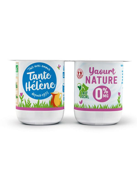 TANTE HELENE yaourt nature 0% 125gr