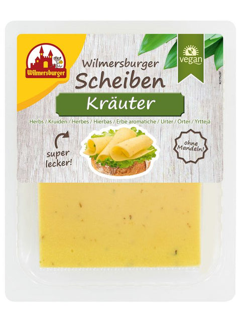 WILMER Fromage tranches herbes 150g