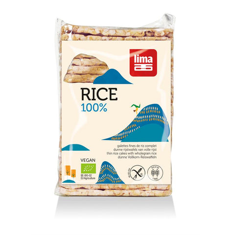 LIMA Gaufrette de riz carré au sel 130g
